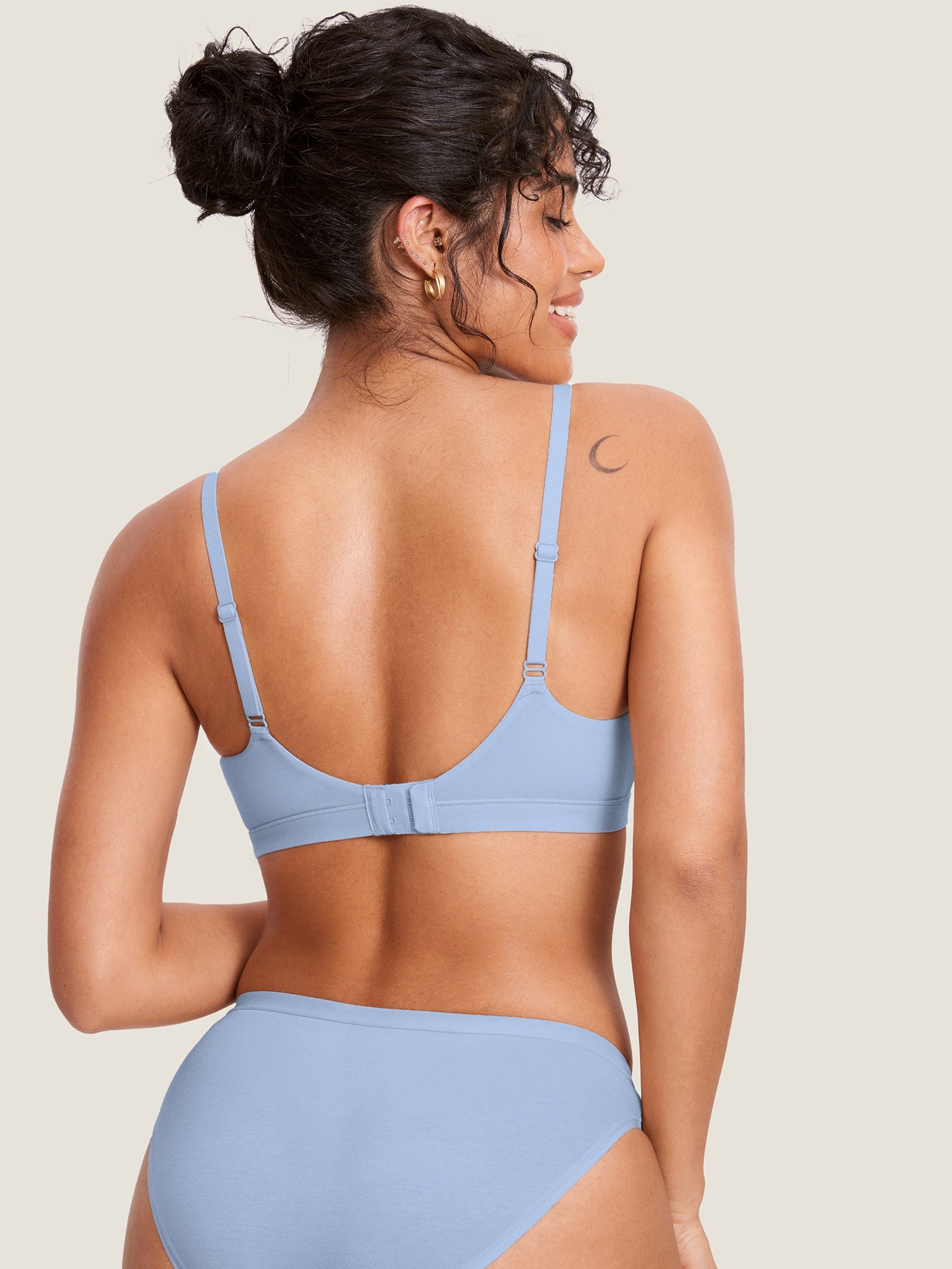 Naadloze voedingsbeha met ronde hals – Inbarely® bralette zonder beugel
