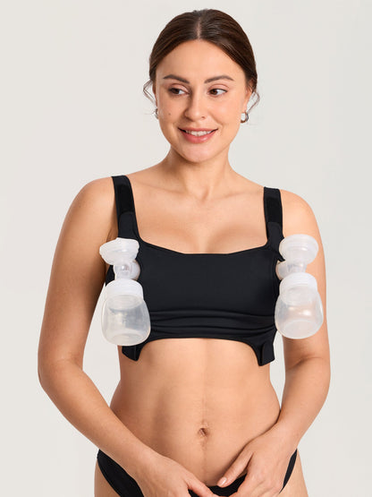 Handsfree kolfbeha en voedingsbeha in één met klittenband – Natrelax®