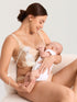 Handsfree kolfbeha en voedingsbeha in één met klittenband – Natrelax® – Beige