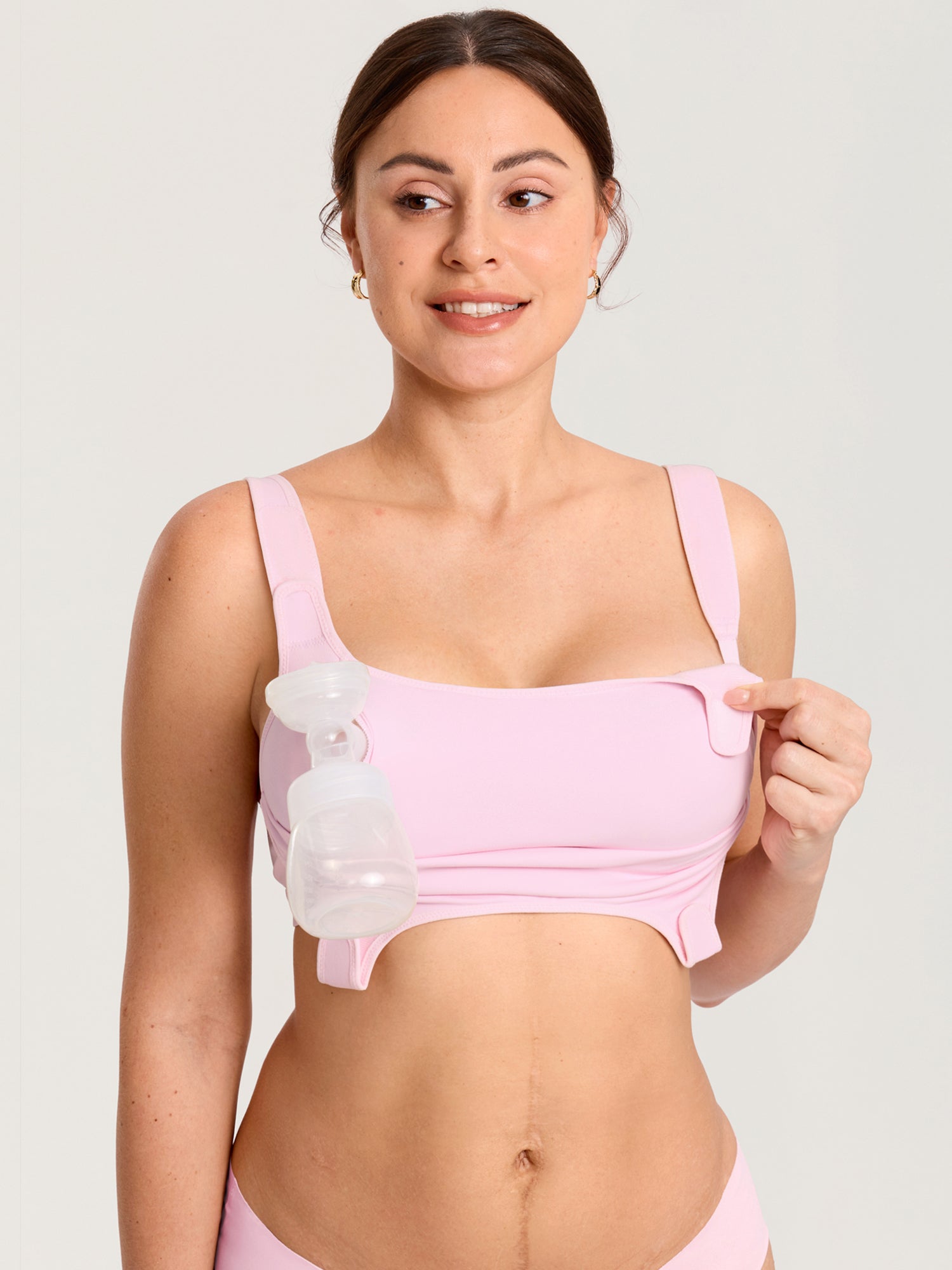 Handsfree kolfbeha en voedingsbeha in één met klittenband – Natrelax®