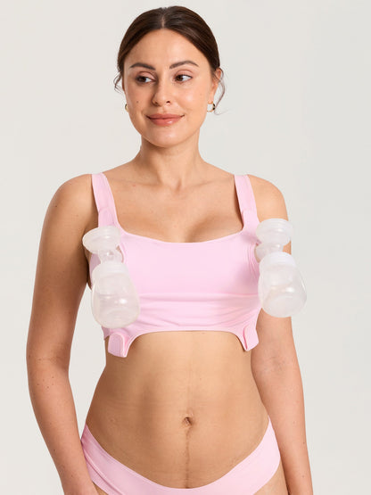 Handsfree kolfbeha en voedingsbeha in één met klittenband – Natrelax®