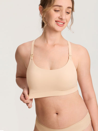 Voedingsbeha met verstelbare Y-rug – Natrelax® bralette zonder beugel
