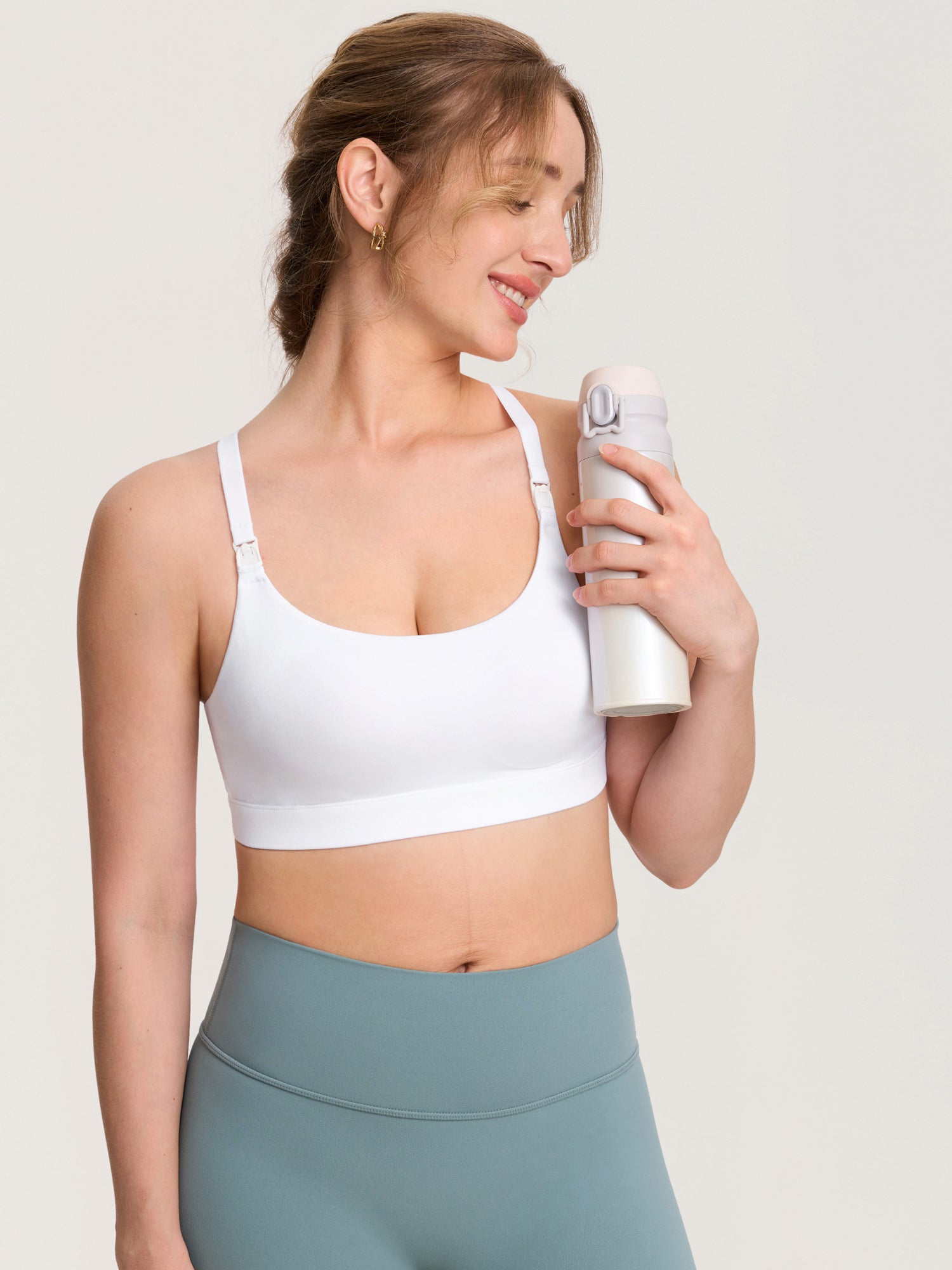 Voedingsbeha met verstelbare Y-rug – Natrelax® bralette zonder beugel