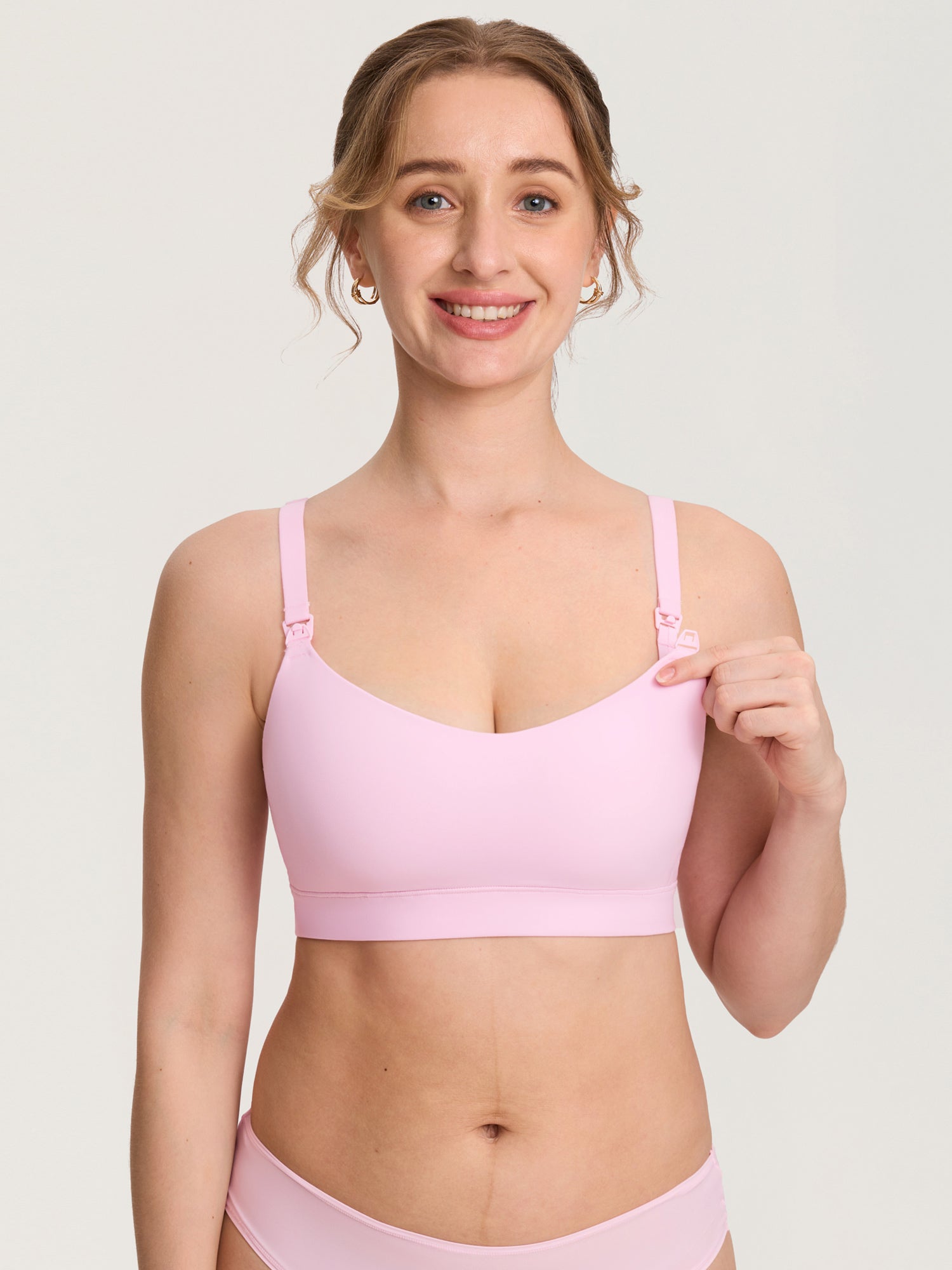 Naadloze voedingsbeha met voorgevormde cups – Inbarely® Plus grote maten