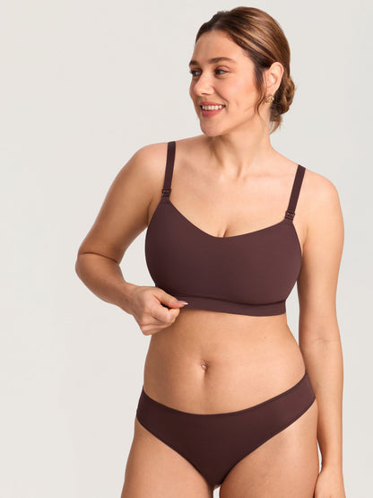 Naadloze voedingsbeha met voorgevormde cups – Inbarely® Plus grote maten