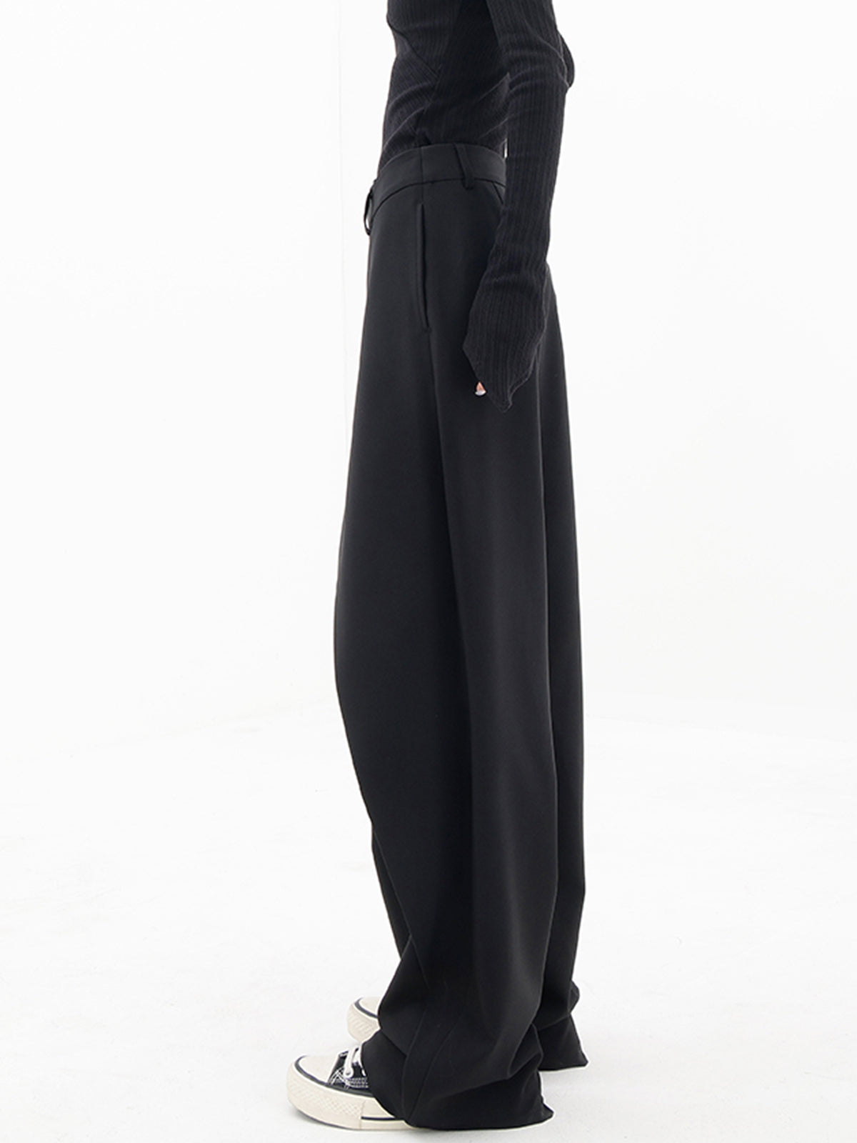 ASYMMETRISCHE BAGGY BROEK