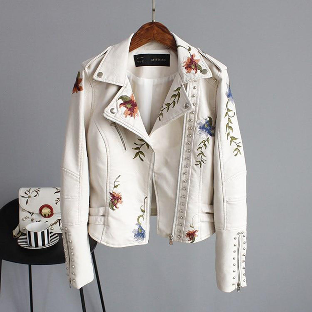 Jas met bloemenprint voor dames