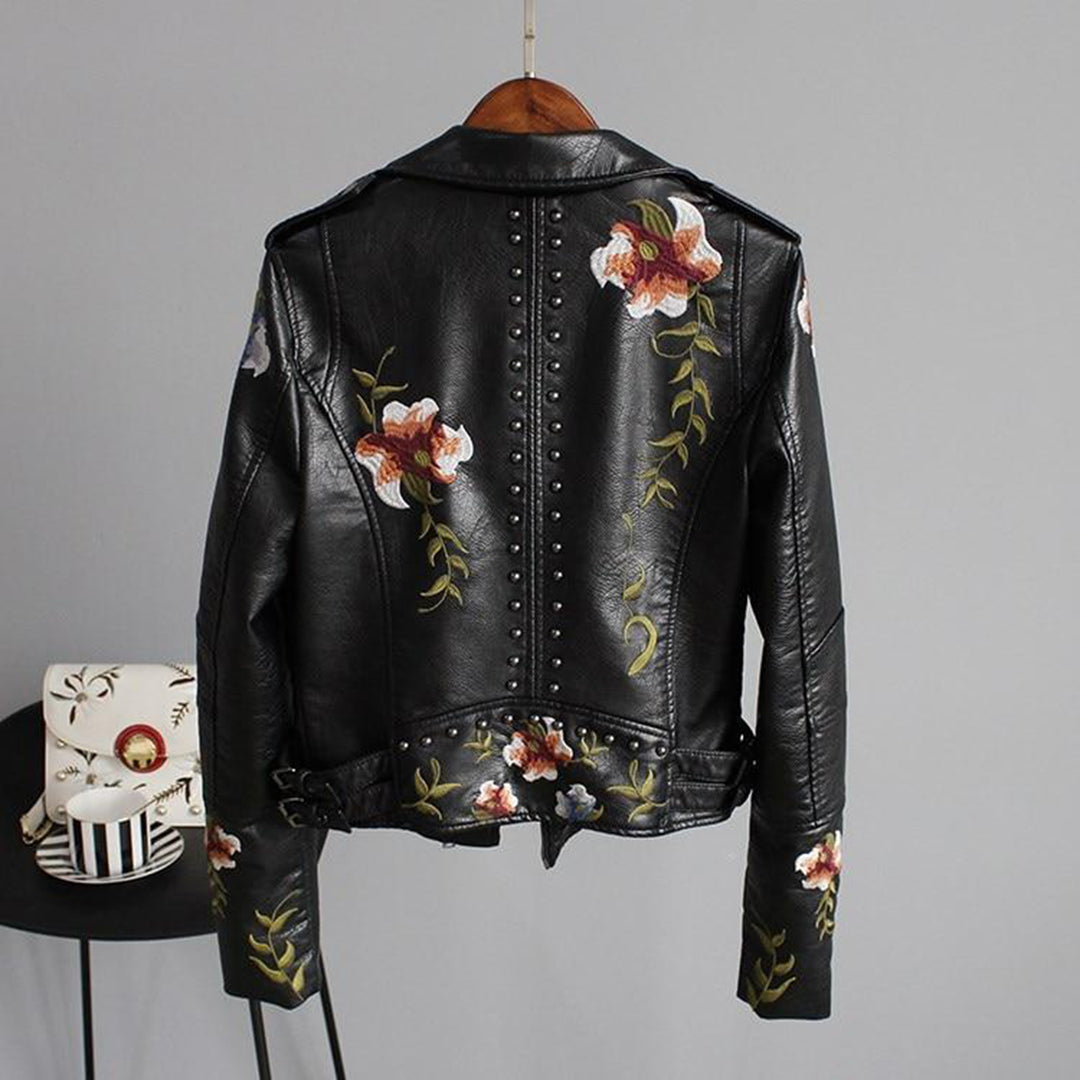 Jas met bloemenprint voor dames