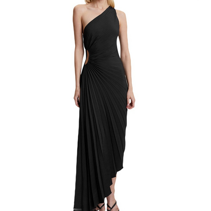 Elegante geplooide jurk