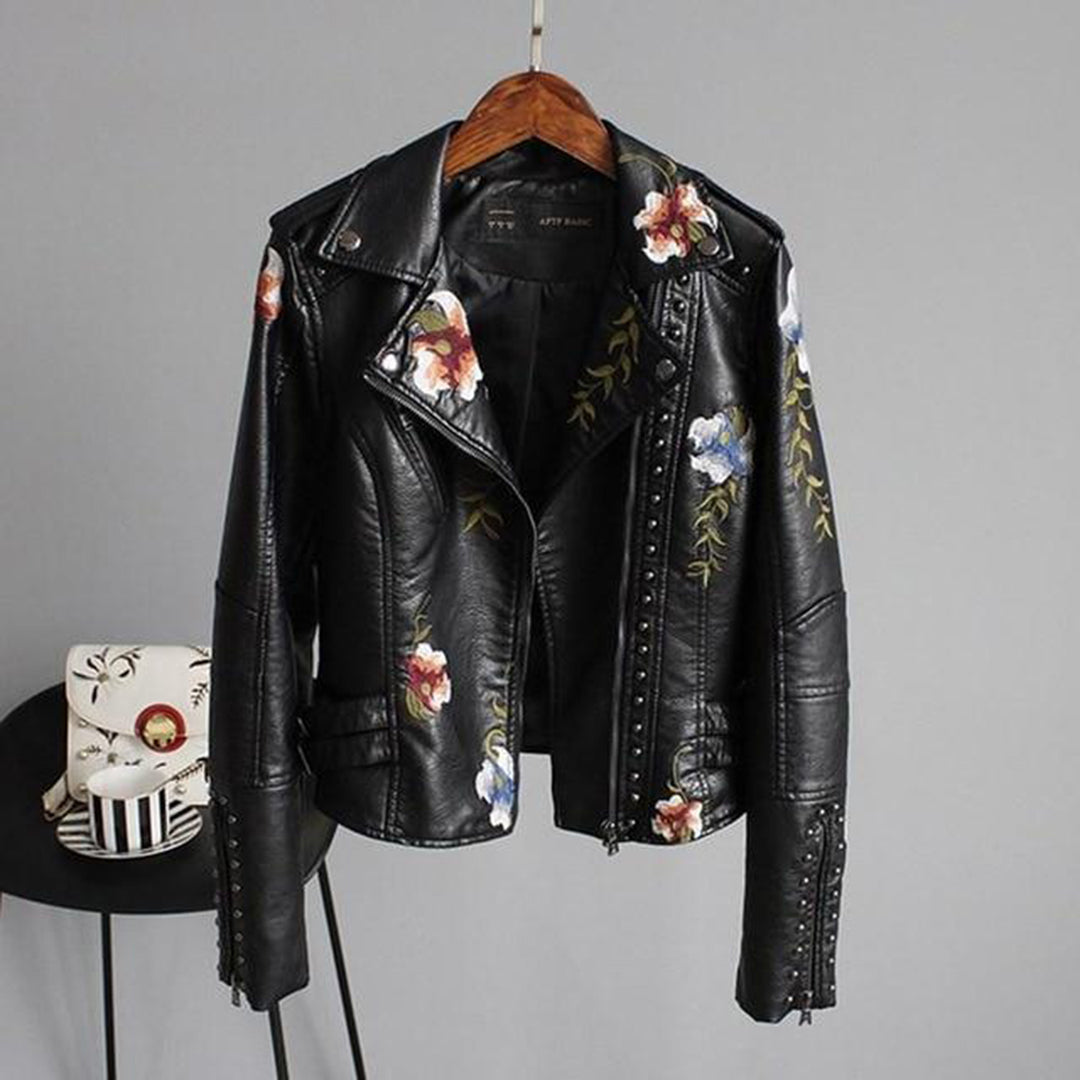 Jas met bloemenprint voor dames