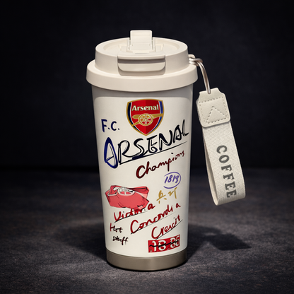 Thermosfles Arsenal - Voetbal