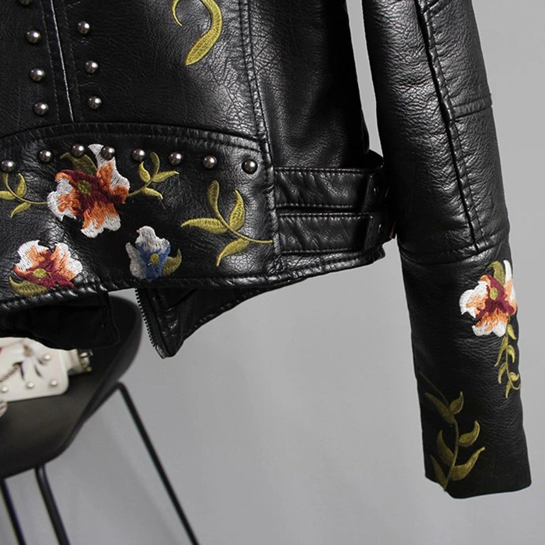 Jas met bloemenprint voor dames