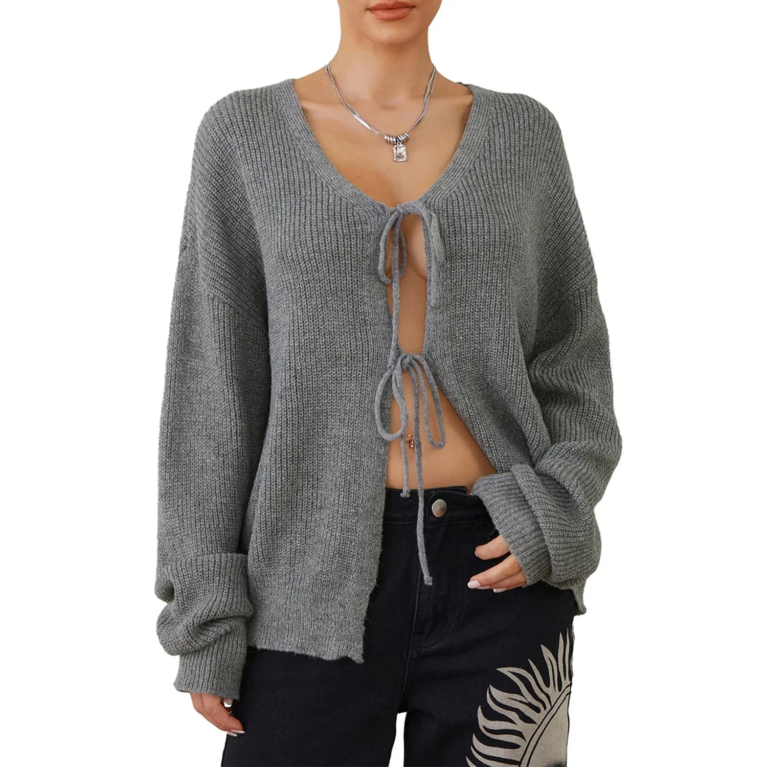 Vest met trekkoord aan de voorkant