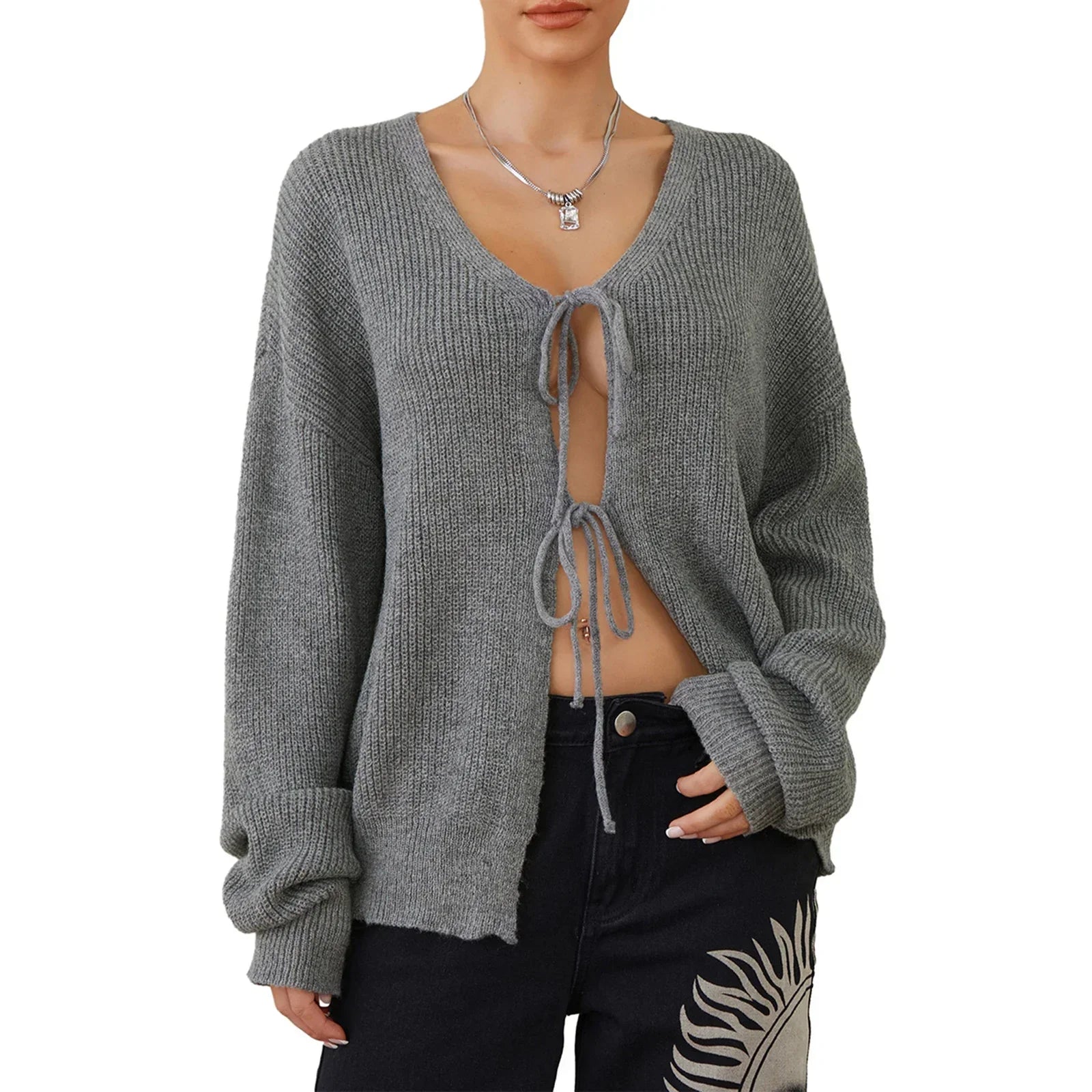 Vest met trekkoord aan de voorkant