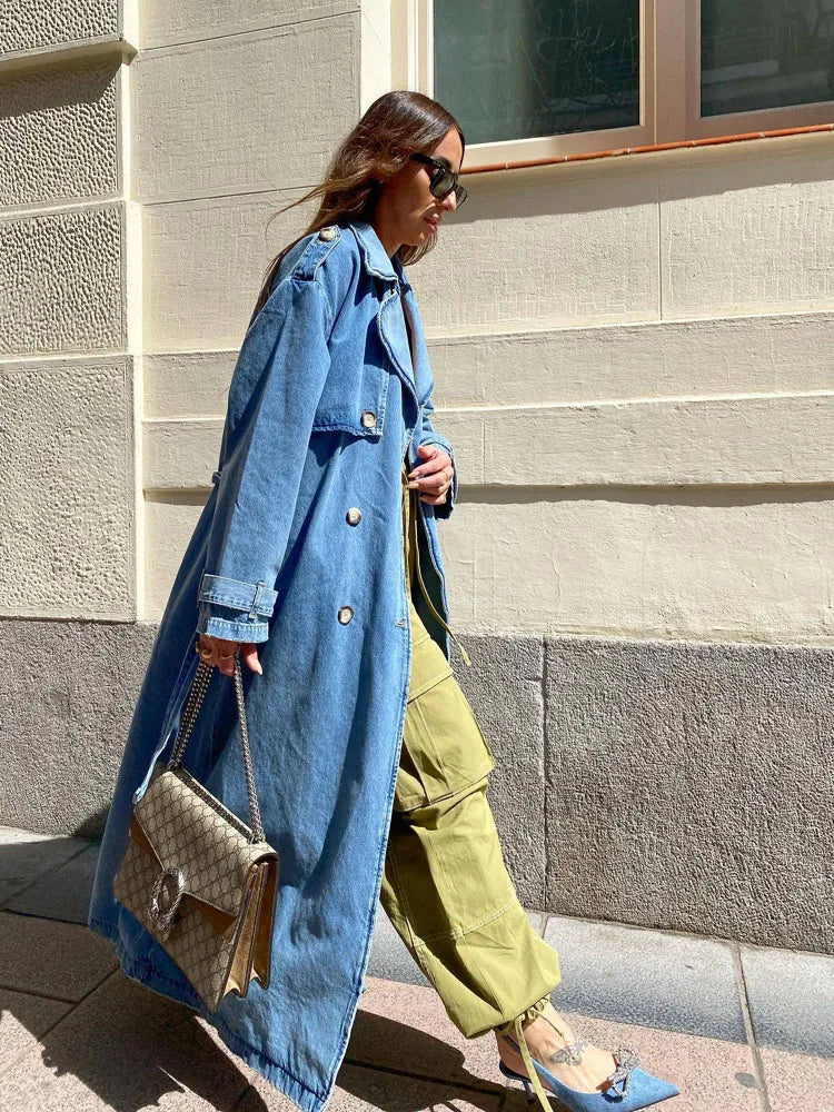 Denim Trenchcoats