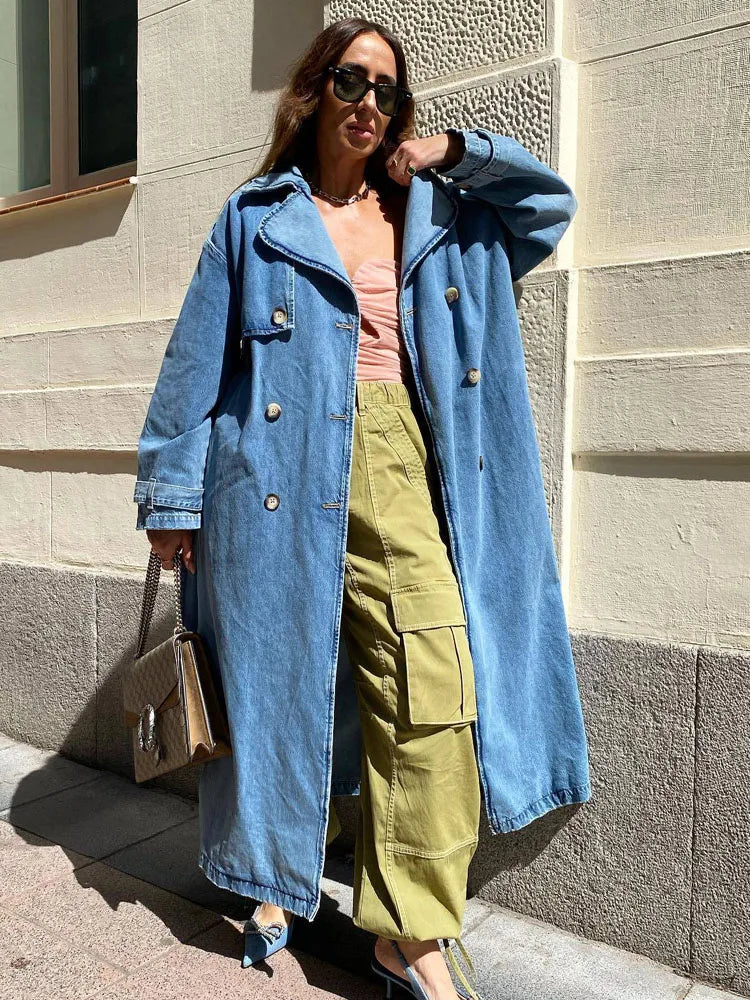 Denim Trenchcoats