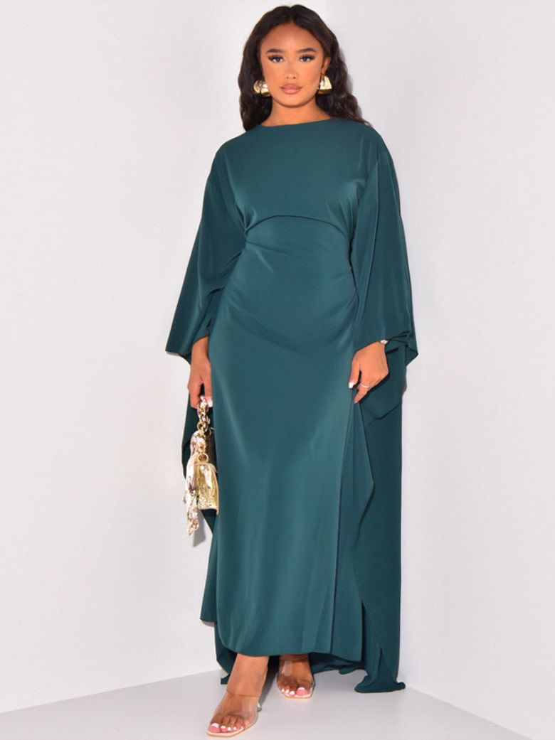 Elegante jurk met vleermuismouwen