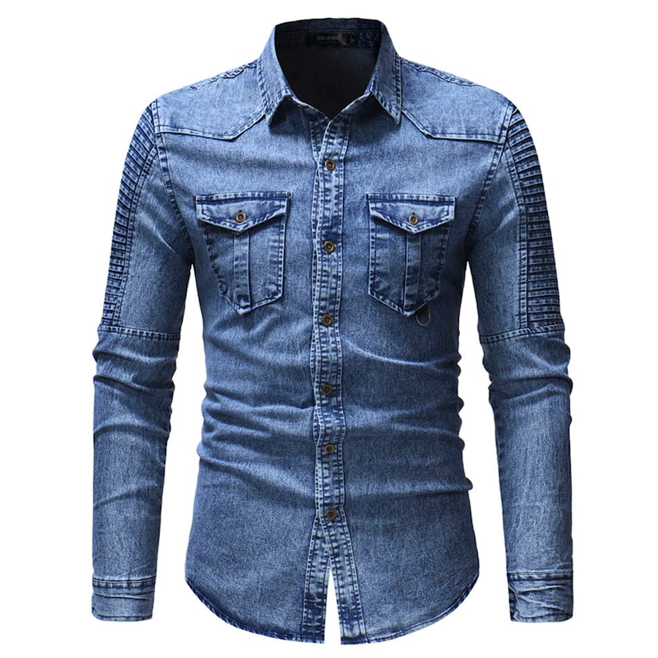 Denim overhemd