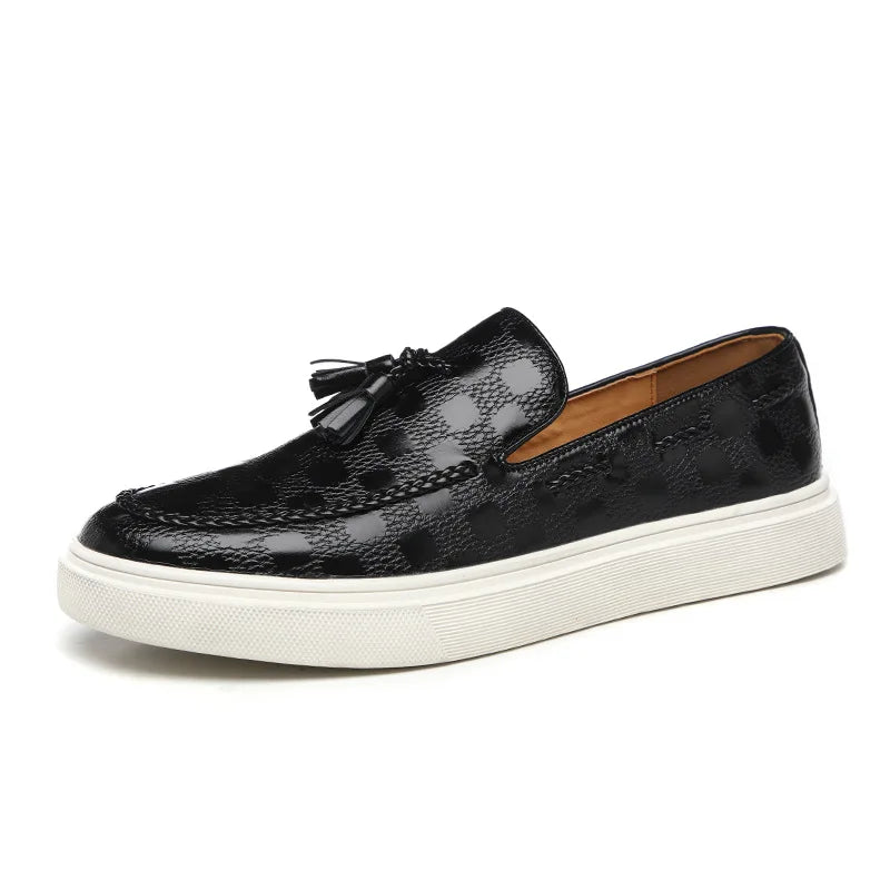 Klassieke loafers met kwastjes