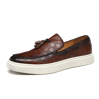 Klassieke loafers met kwastjes