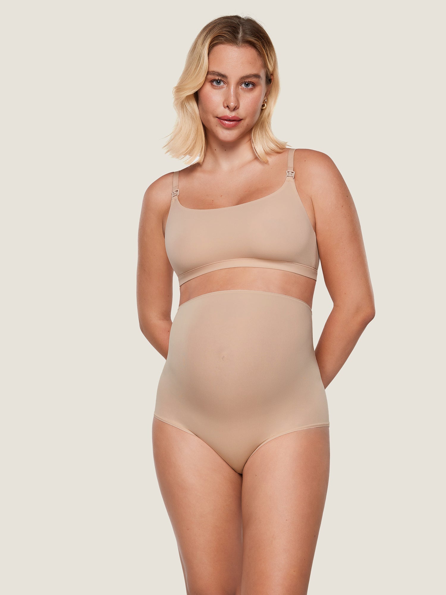 Zwangerschapsslip met hoge taille – 2-pack zachte slips voor zwangeren