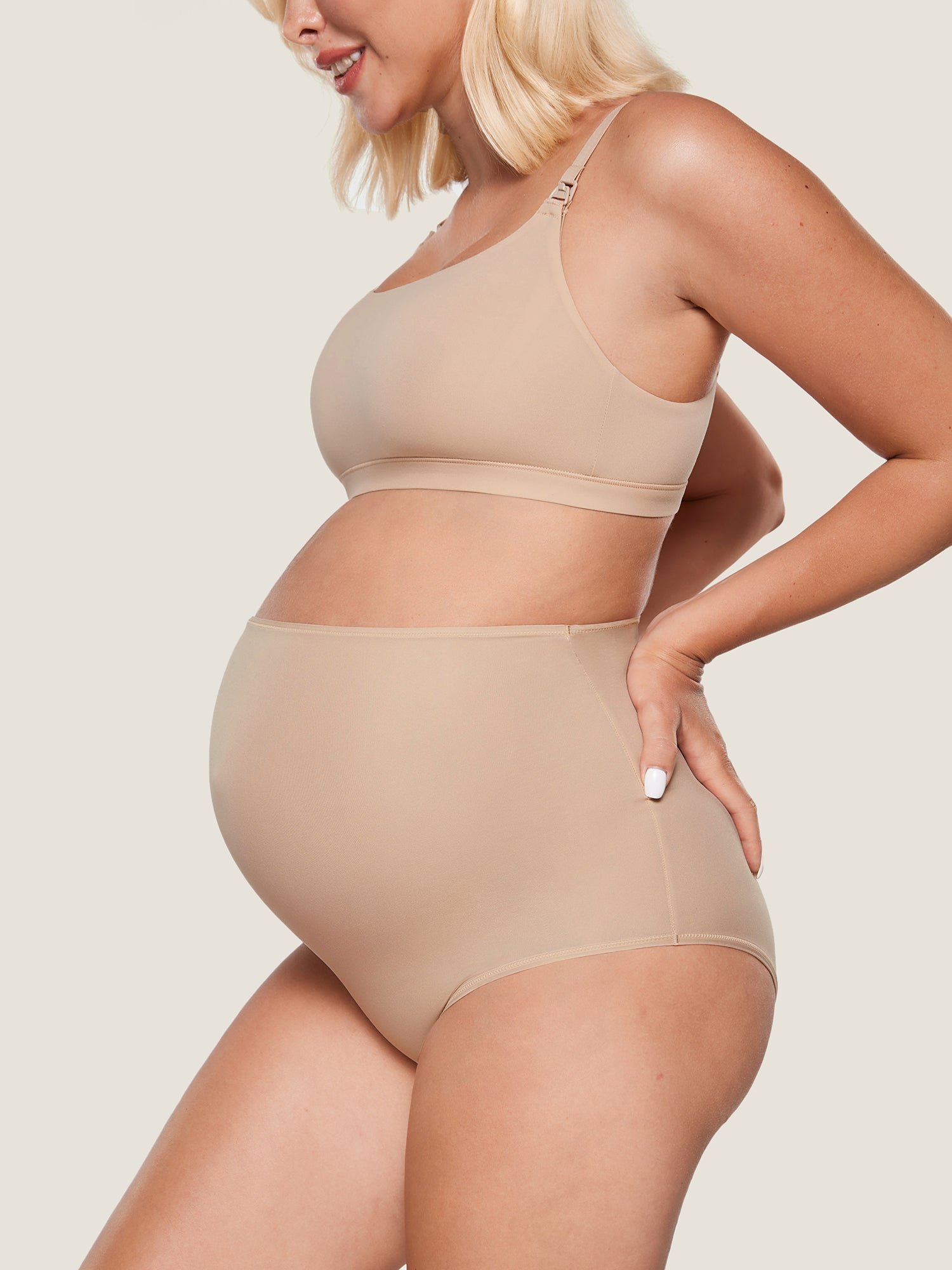 Zwangerschapsslip met hoge taille – 2-pack zachte slips voor zwangeren