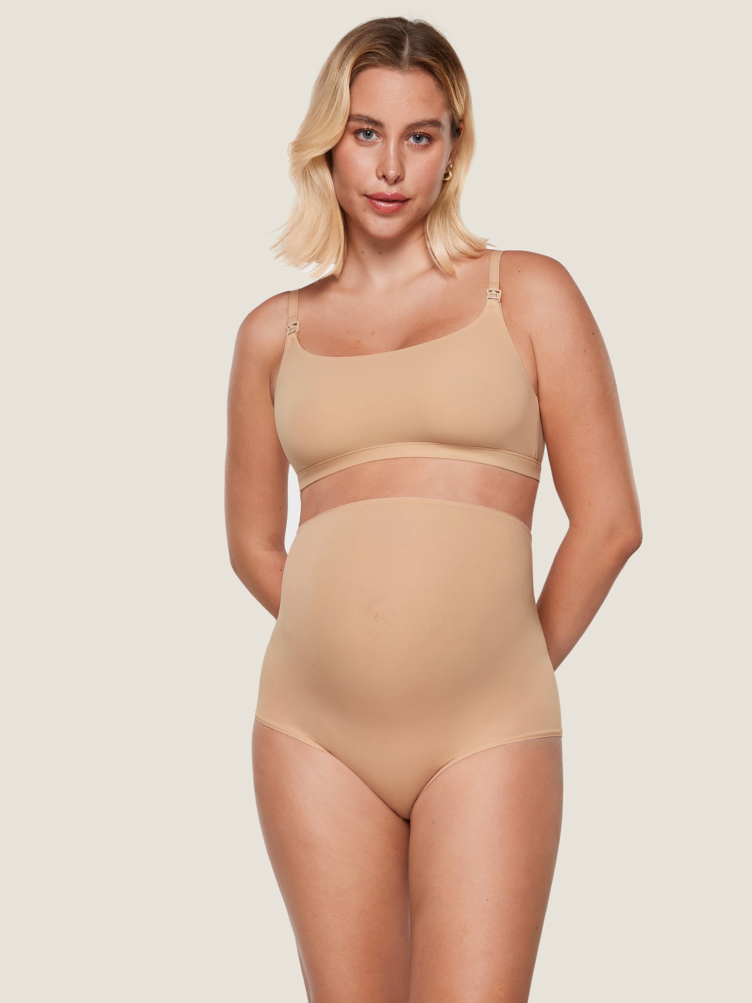Zwangerschapsslip met hoge taille – 2-pack zachte slips voor zwangeren