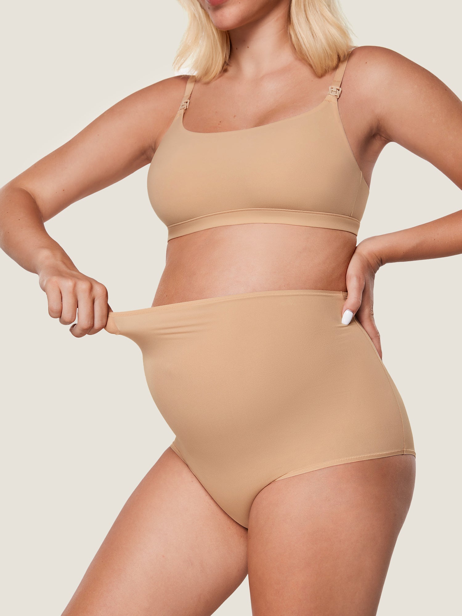 Zwangerschapsslip met hoge taille – 2-pack zachte slips voor zwangeren