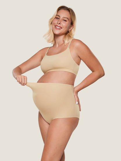 Zwangerschapsslip met hoge taille – 2-pack zachte slips voor zwangeren