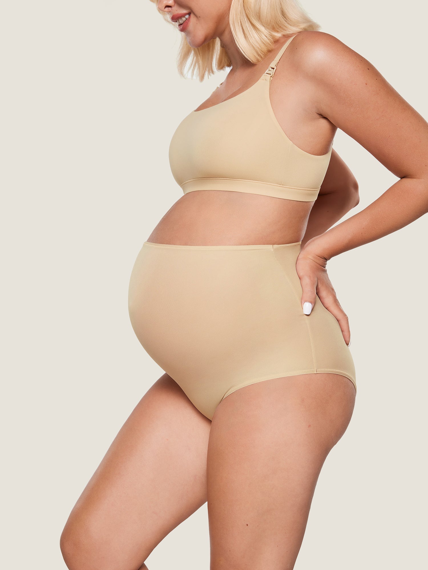 Zwangerschapsslip met hoge taille – 2-pack zachte slips voor zwangeren