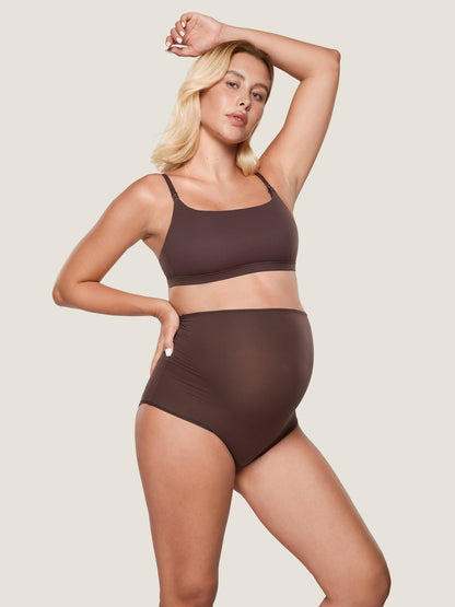 Zwangerschapsslip met hoge taille – 2-pack zachte slips voor zwangeren