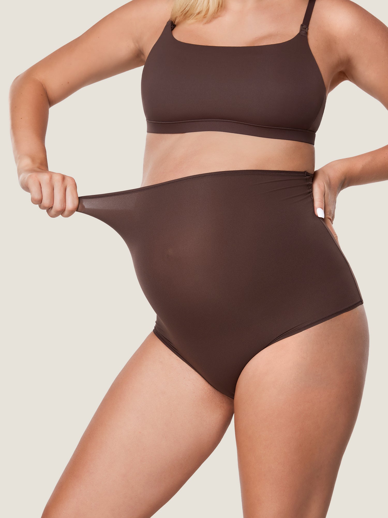 Zwangerschapsslip met hoge taille – 2-pack zachte slips voor zwangeren