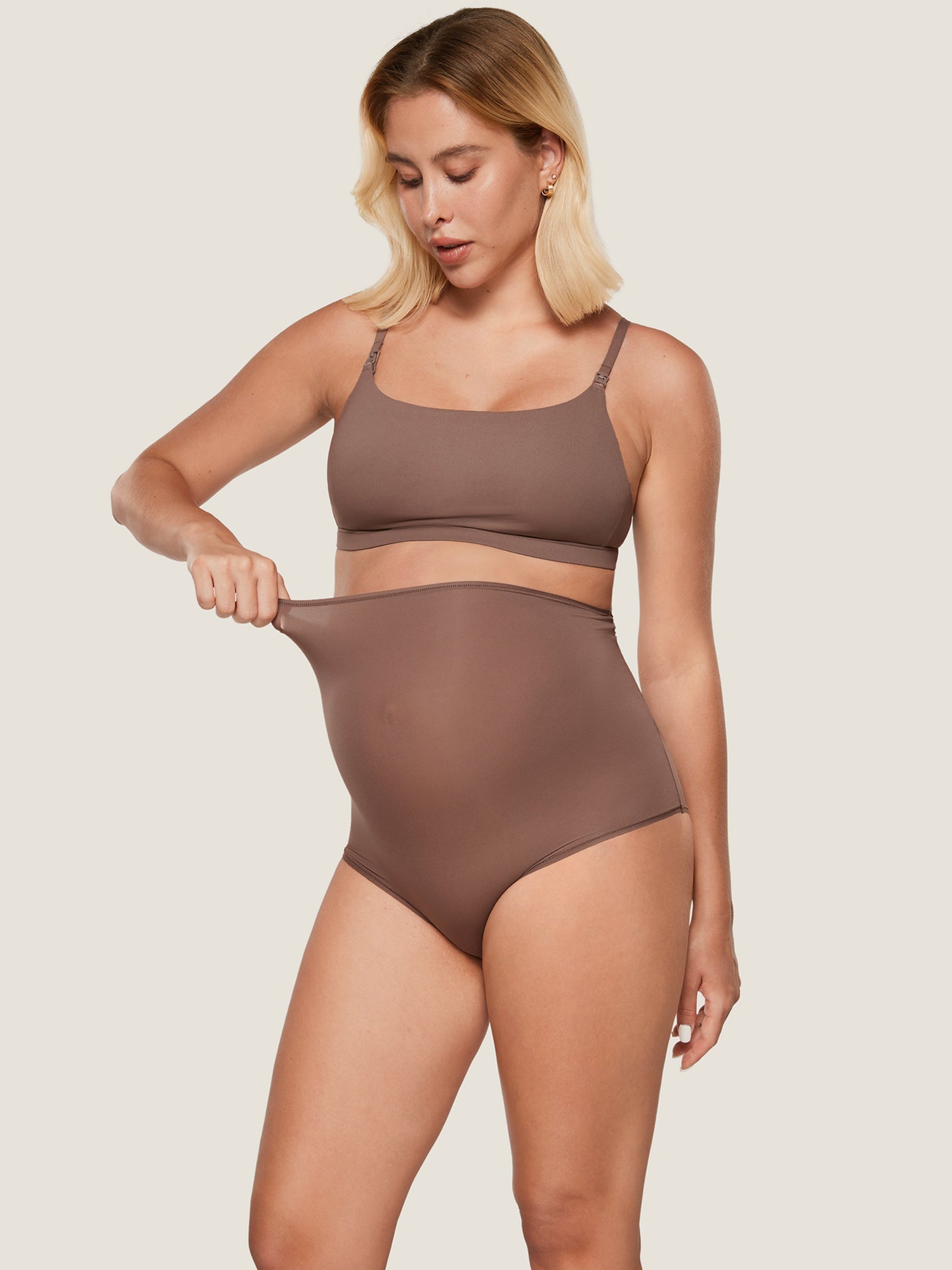 Zwangerschapsslip met hoge taille – 2-pack zachte slips voor zwangeren
