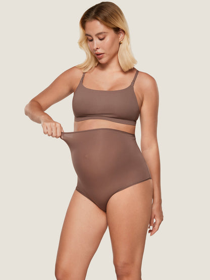Zwangerschapsslip met hoge taille – 2-pack zachte slips voor zwangeren