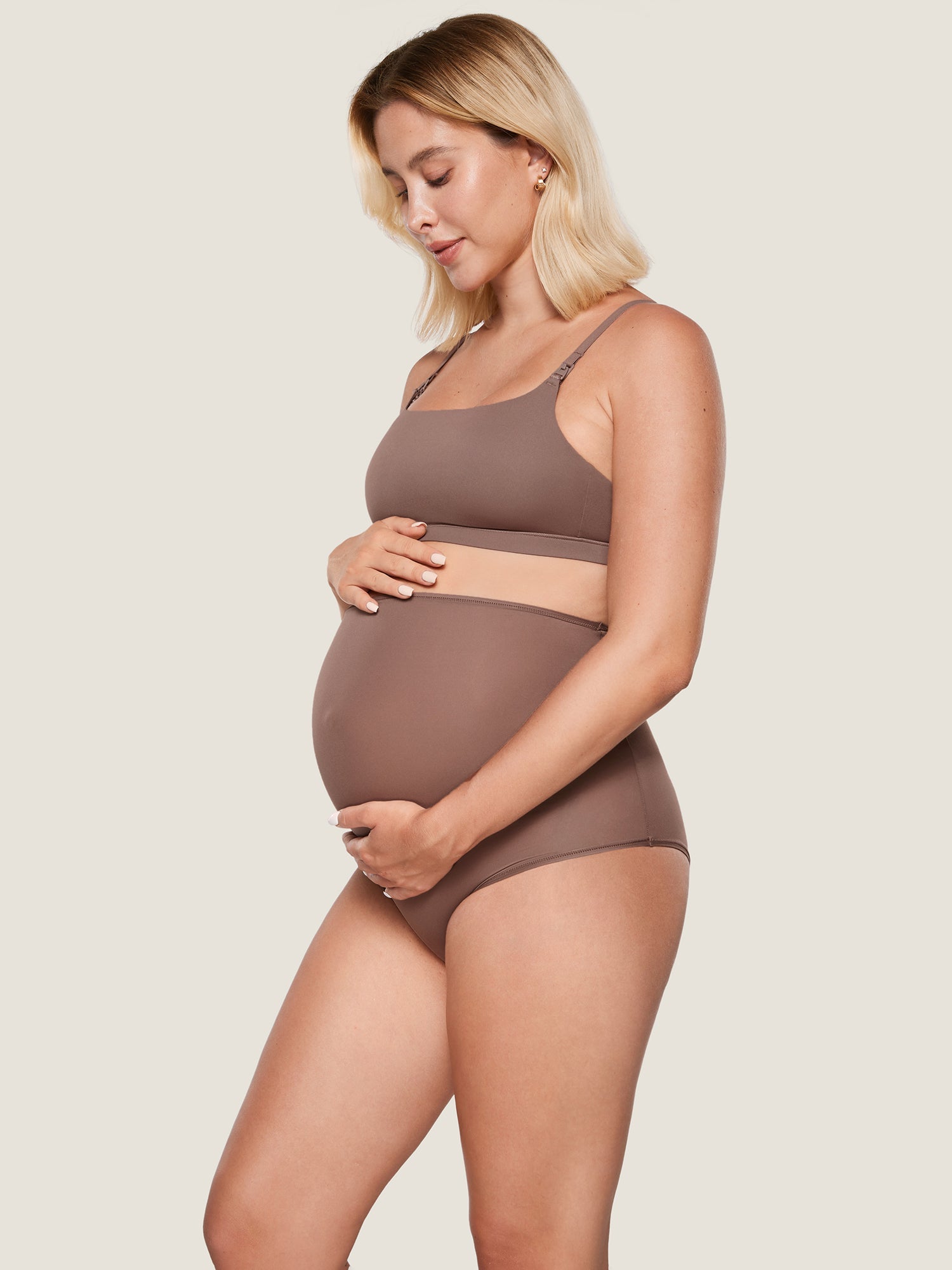 Zwangerschapsslip met hoge taille – 2-pack zachte slips voor zwangeren
