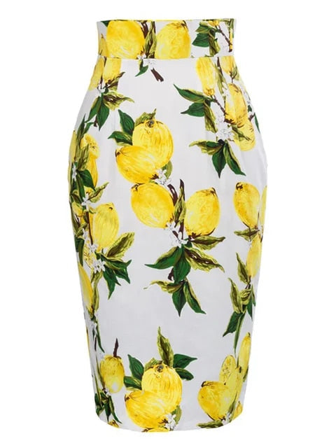 Katoenen rok in bandagestijl