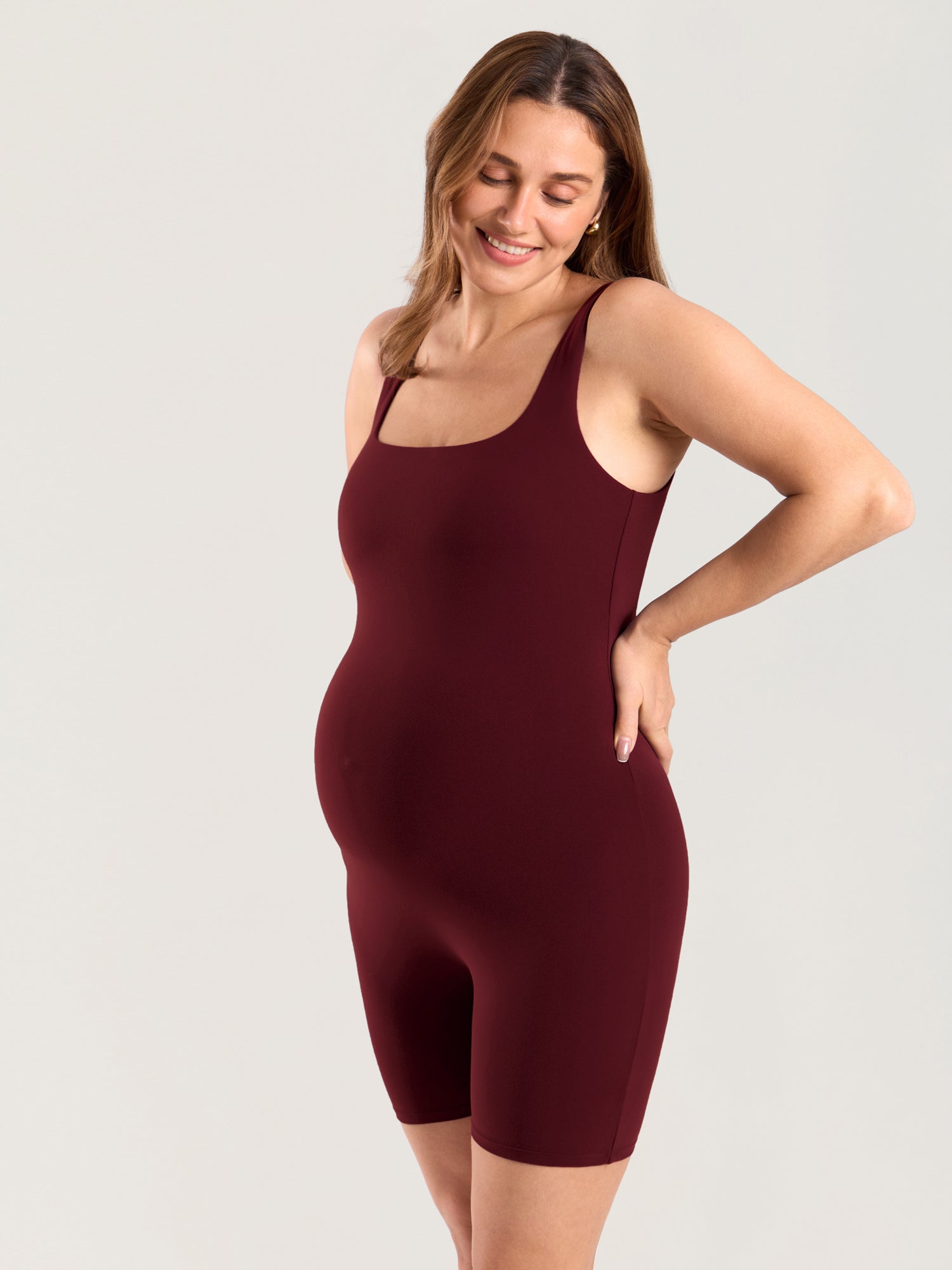 Zwangerschapsplaysuit in zacht Natrelax® – romper voor zwangeren
