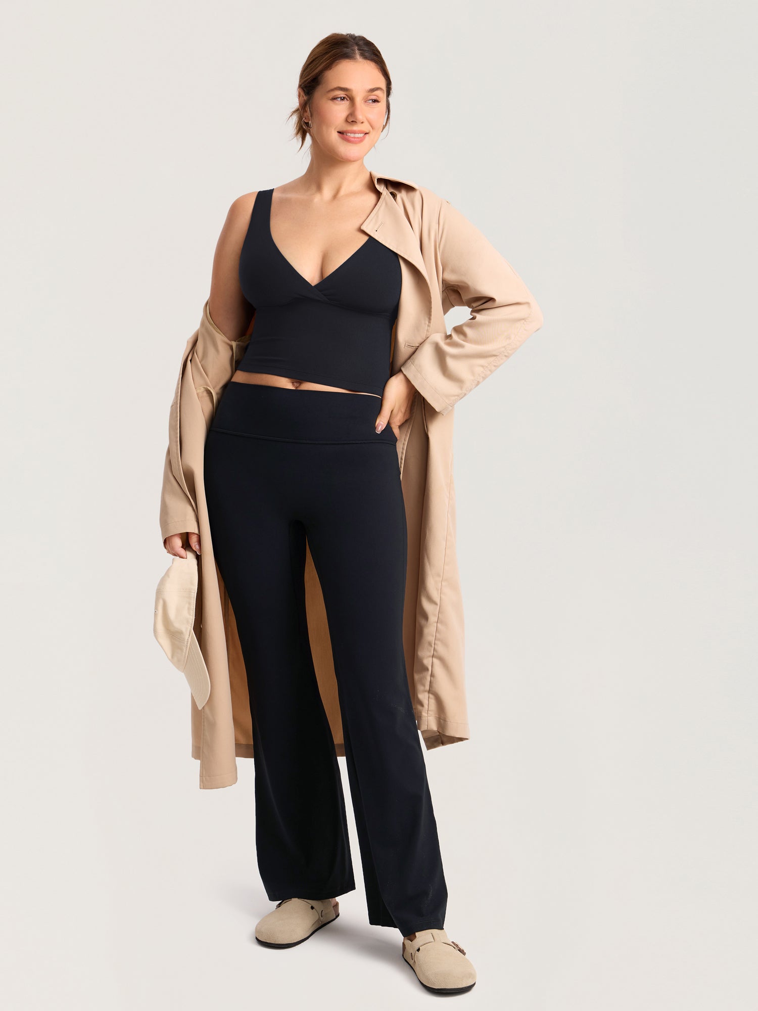 Voedingstop met overslag als croptop – Natrelax® voedingshemd