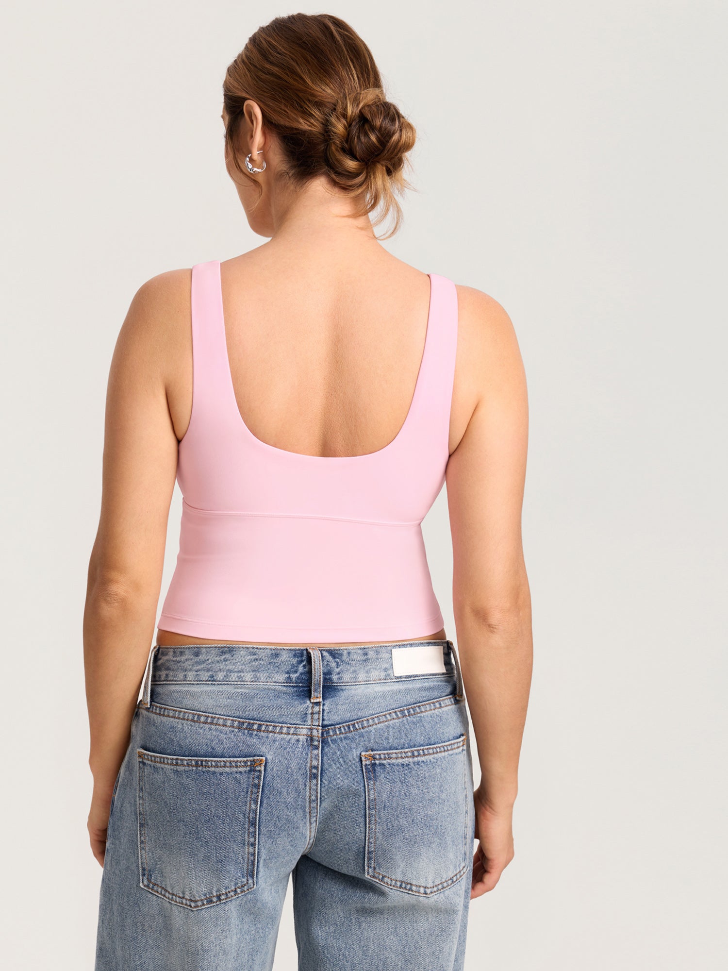 Voedingstop met overslag als croptop – Natrelax® voedingshemd