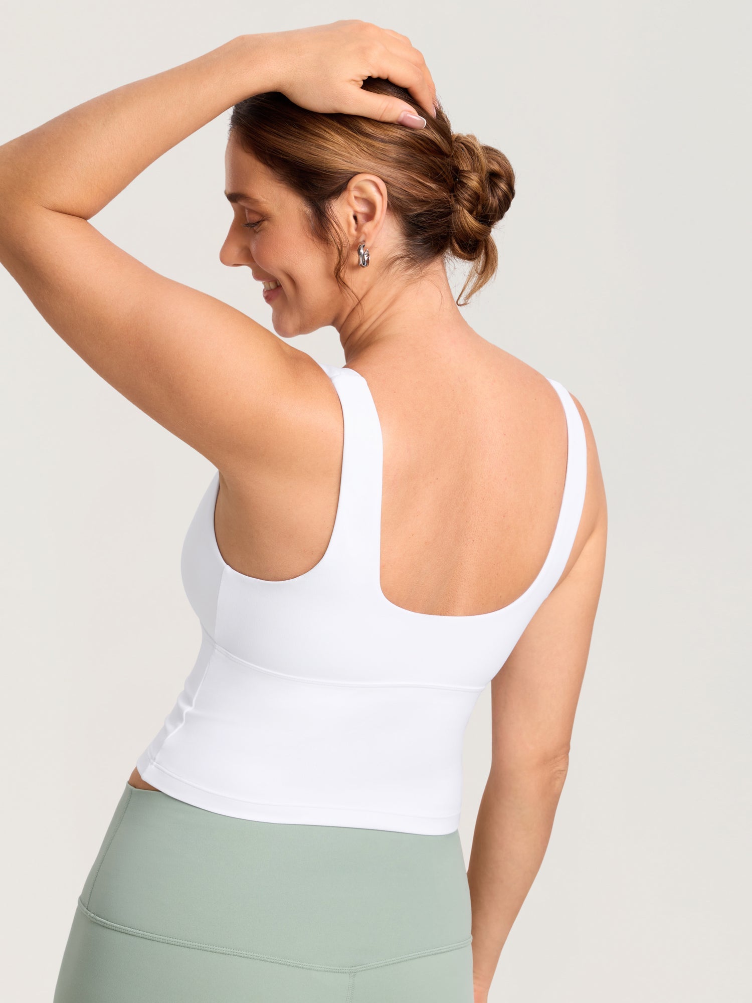 Voedingstop met overslag als croptop – Natrelax® voedingshemd