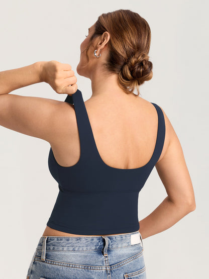 Voedingstop met overslag als croptop – Natrelax® voedingshemd