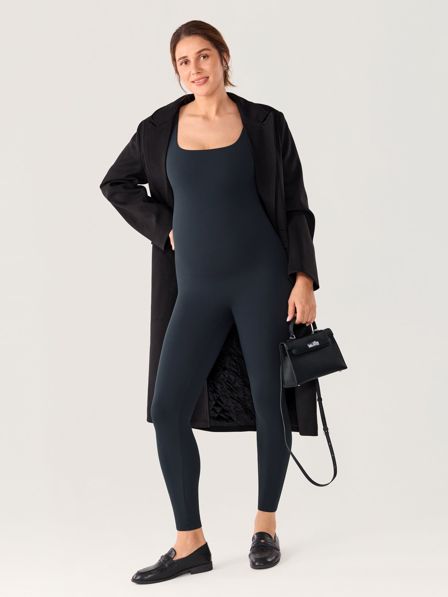 Zwangerschapsjumpsuit in zacht Natrelax® – jumpsuit voor zwangeren