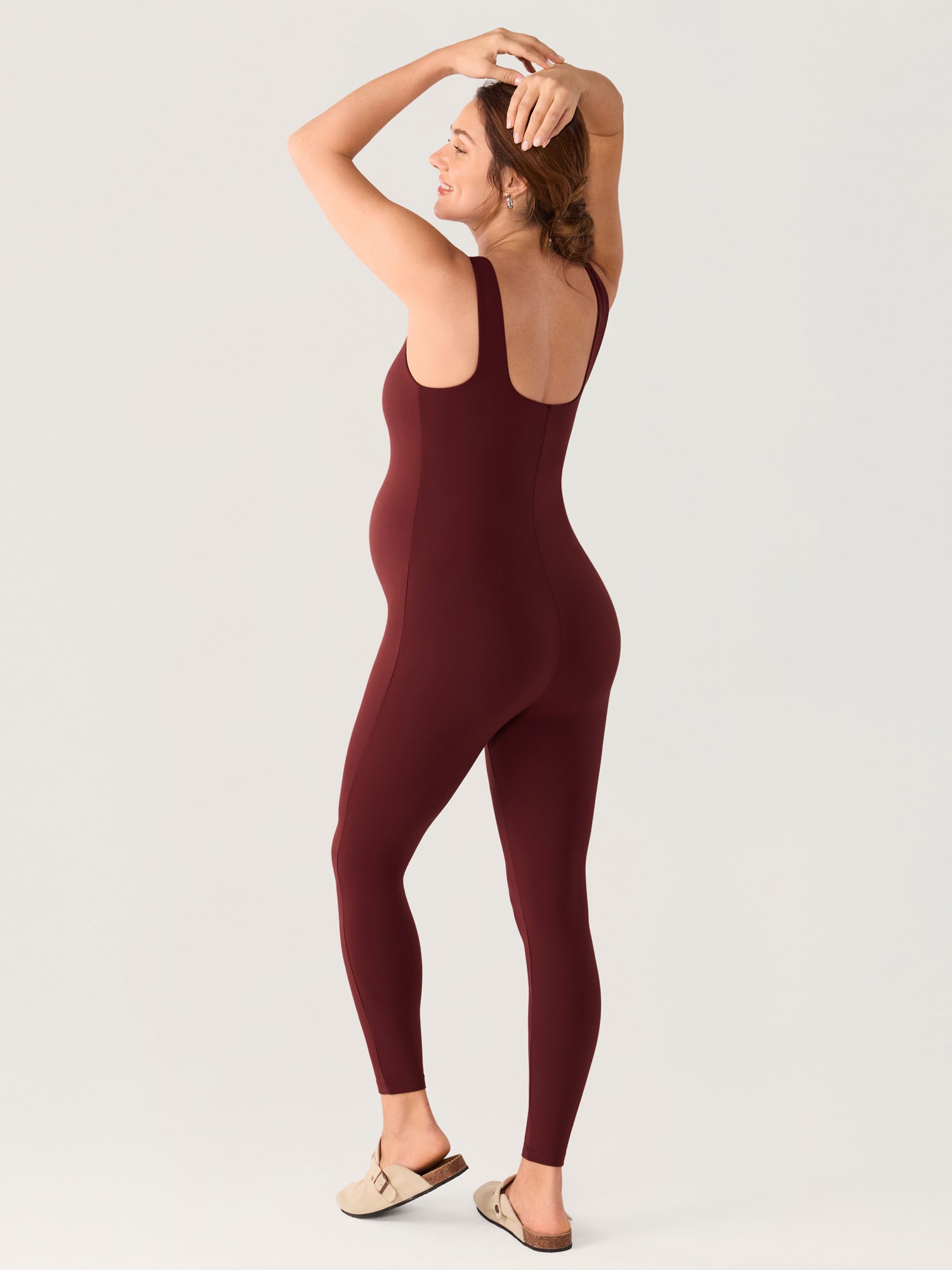 Zwangerschapsjumpsuit in zacht Natrelax® – jumpsuit voor zwangeren