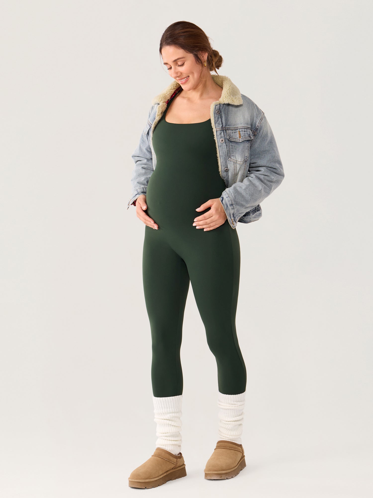 Zwangerschapsjumpsuit in zacht Natrelax® – jumpsuit voor zwangeren