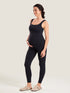 Zwangerschapsjumpsuit in zacht Natrelax® – jumpsuit voor zwangeren – Zwart
