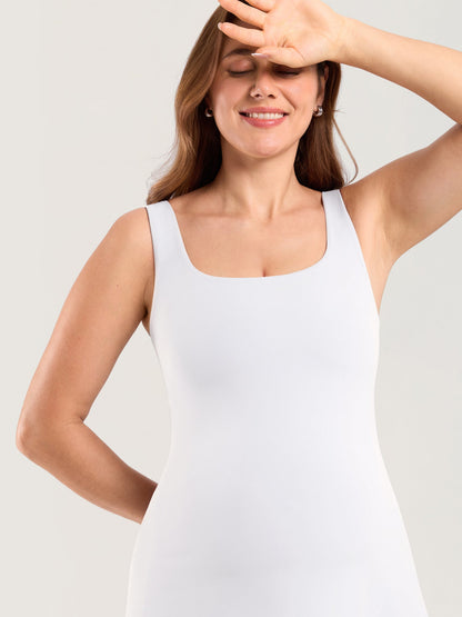 Zwangerschapsjurk in minilengte met ingebouwde short – Natrelax®