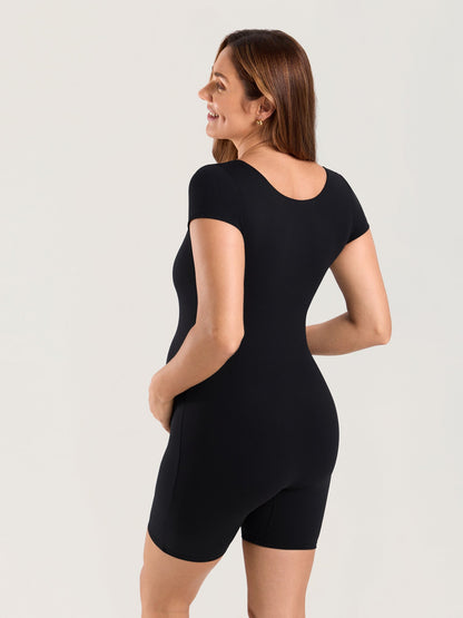 Zwangerschapsplaysuit met korte mouwen – Natrelax® romper