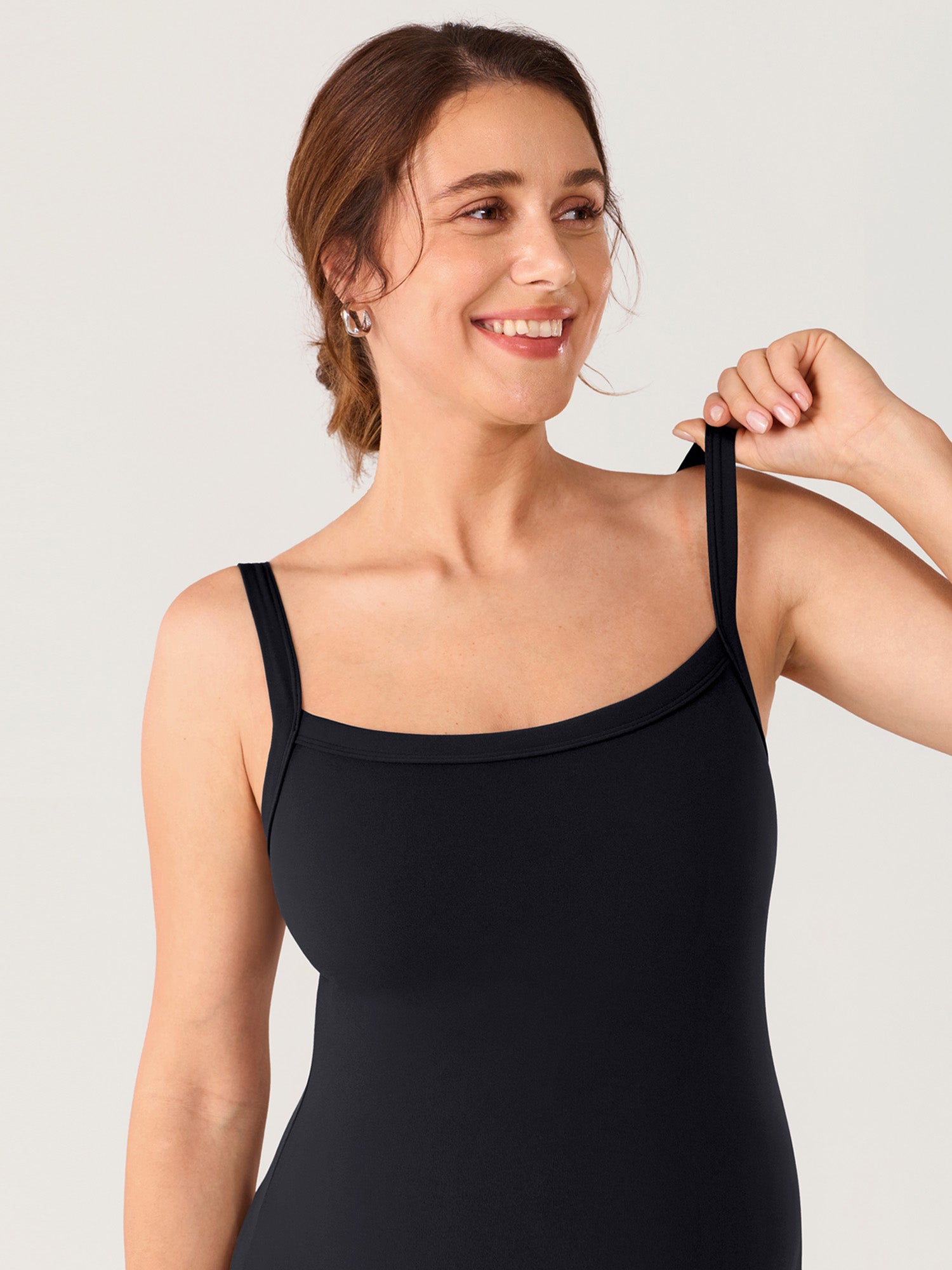 Zwangerschapsplaysuit met ingebouwde bh – Natrelax® romper met pads