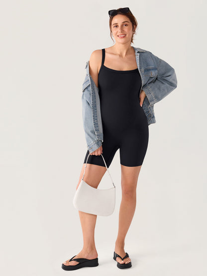 Zwangerschapsplaysuit met ingebouwde bh – Natrelax® romper met pads