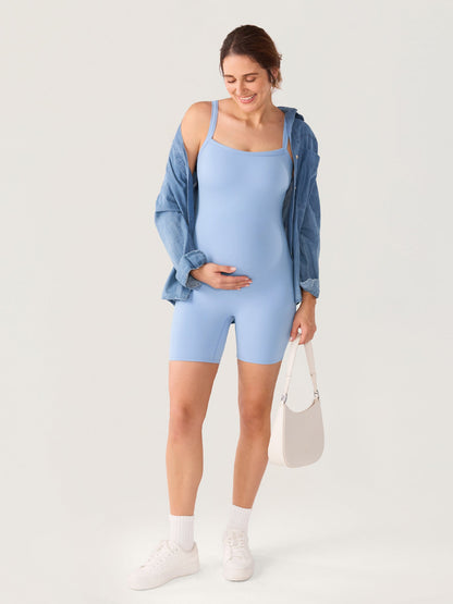 Zwangerschapsplaysuit met ingebouwde bh – Natrelax® romper met pads